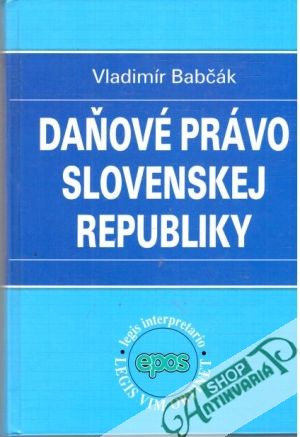 Obal knihy Daňové právo Slovenskej republiky