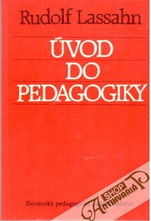 Obal knihy Úvod do pedagogiky