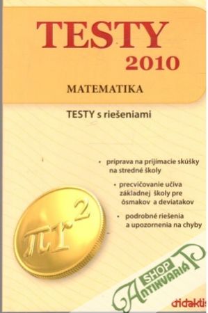 Obal knihy Testy 2010 Matematika