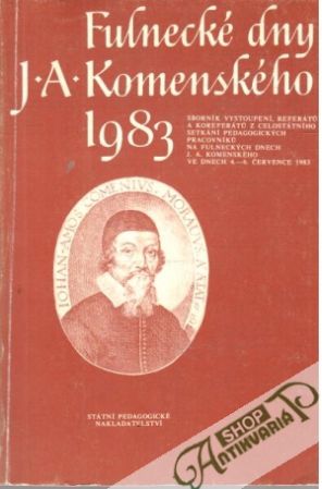Obal knihy Fulnecké dny J.A. Komenského 1983