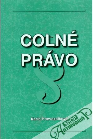 Obal knihy Colné právo