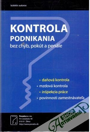 Obal knihy Kontrola podnikania