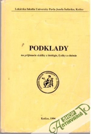 Obal knihy Podklady na prijímacie skúšky z biológie, fyziky a chémie