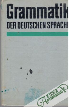 Obal knihy Grammatik der deutschen sprache