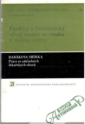 Obal knihy Funkční a biochemický vývoj mozku ve vztahu k úrovni výživy