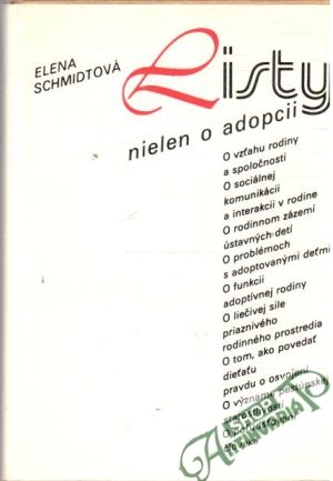 Obal knihy Listy nielen o adopcii