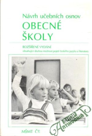 Obal knihy Návrh učebních osnov obecné školy