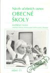 Kolektív autorov - Návrh učebních osnov obecné školy