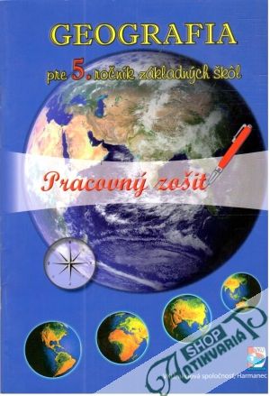 Obal knihy Geografia pre 5. ročník ZŠ - Pracovný zošit