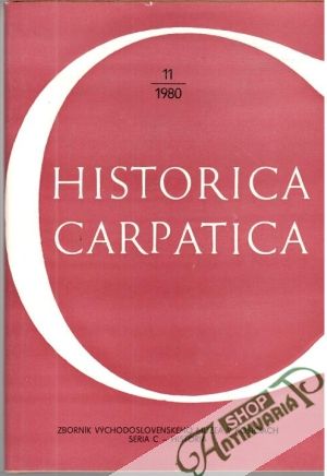 Obal knihy Historica carpatica 11/1980