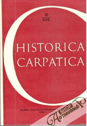 Obal knihy Historica carpatica 10/1979