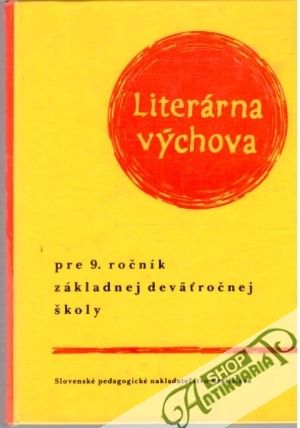 Obal knihy Literárna výchova 9.