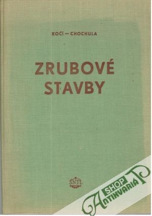 Obal knihy Zrubové stavby