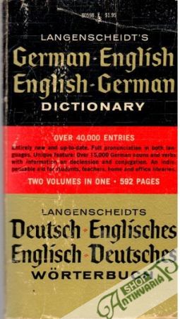 Obal knihy Langenscheidt´s German-English, English-German dictionary