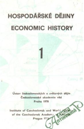 Obal knihy Hospodářské dějiny  - economic history 1 - 1978