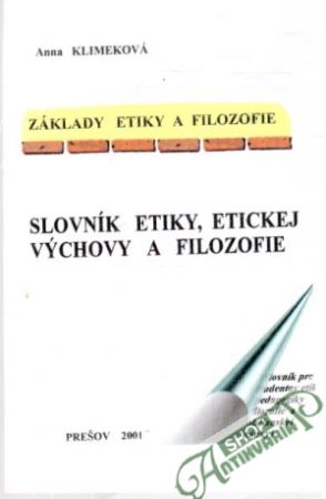 Obal knihy Základy etiky a filozofie