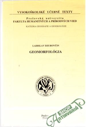 Obal knihy Geomorfológia
