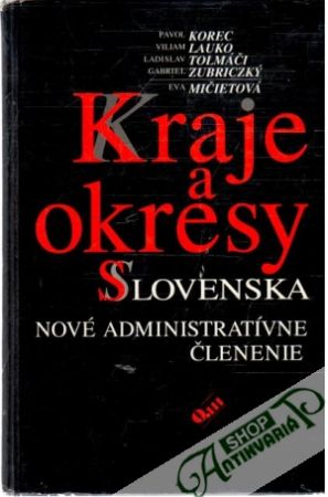 Obal knihy Kraje a okresy Slovenska