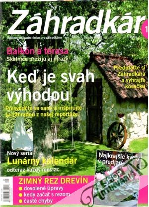 Obal knihy Záhradkár 1/2008