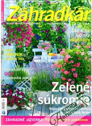 Obal knihy Záhradkár 7/2014