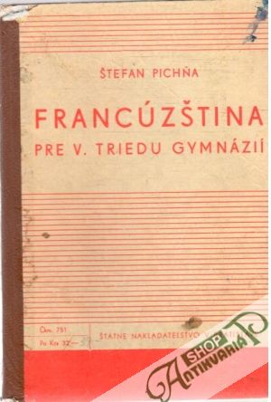 Obal knihy Francúzština pre V. triedu gymnázií