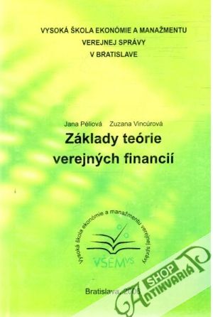 Obal knihy Základy teórie verejných financií