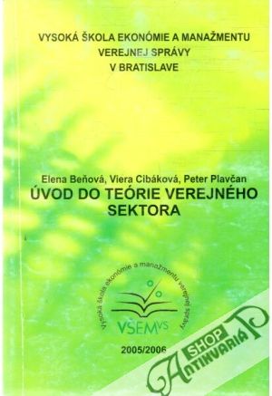 Obal knihy Úvod do teórie verejného sektora