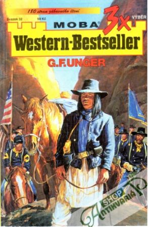Obal knihy 3x western - bestseller 32.