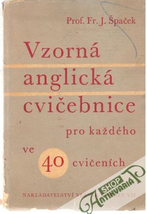 Obal knihy Vzorná anglická cvičebnice