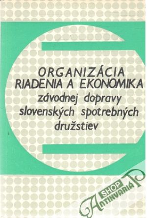 Obal knihy Organizácia riadenia a ekonomika závodnej dopravy