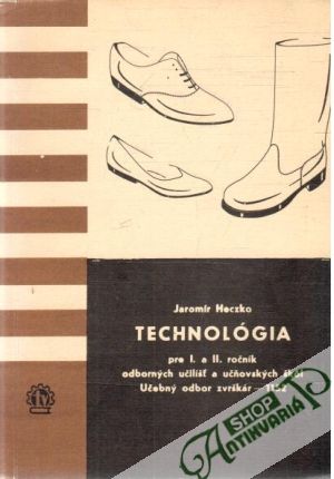 Obal knihy Technológia pre I. a II. ročník OU a UŠ