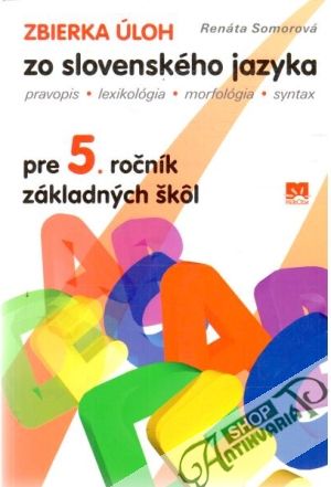 Obal knihy Zbierka úloh zo slovenského jazyka pre 5.ročník ZŠ