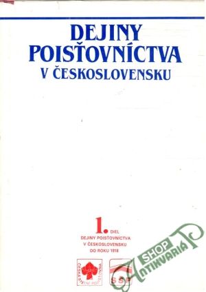 Obal knihy Dejiny poisťovníctva v Československu 1.