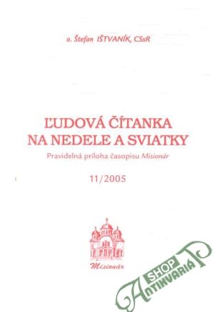 Obal knihy Ľudová čítanka na nedele a sviatky