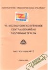 Kolektív autorov - VII. mezinárodní konference centralizovaného zásobování teplem