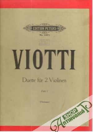 Obal knihy Viotti - Duette für 2 Violinen Heft I.