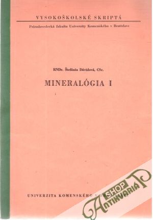 Obal knihy Mineralógia I.
