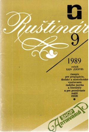 Ruštinár 9/1989 - Kolektív autorov