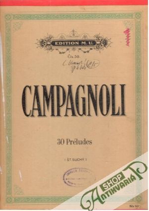 Obal knihy Campagnoli - 30 Préludes