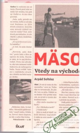 Obal knihy Mäso - Vtedy na východe