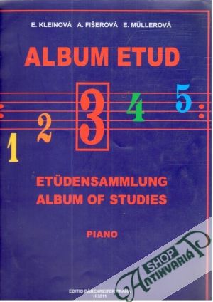 Obal knihy Album etud 3