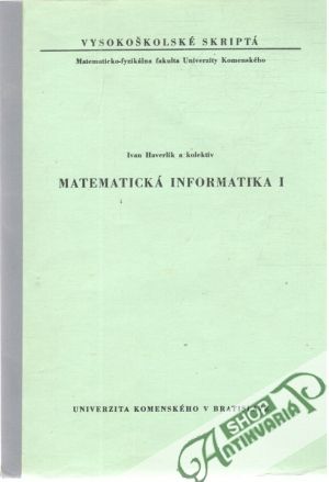 Obal knihy Matematická informatika I.