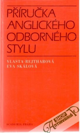 Obal knihy Příručka anglického odborného stylu