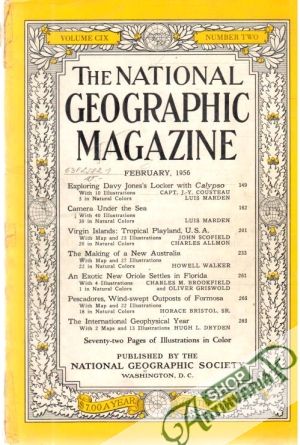 Obal knihy National Geographic 2/1956