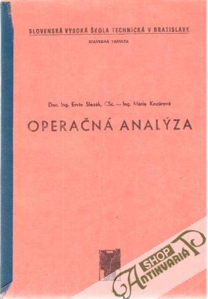 Obal knihy Operačná analýza