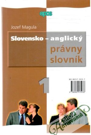 Obal knihy Slovensko - anglický Anglicko - slovenský právny slovník 1-2.