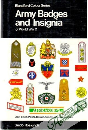 Obal knihy Army Badges and Insignia of World War 2