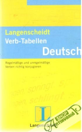 Obal knihy Langenscheidt Verb-Tabellen Deutsch