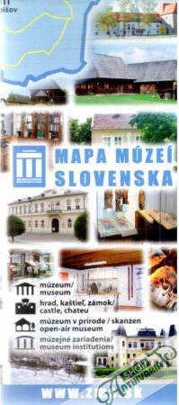 Obal knihy Mapa múzeí Slovenska