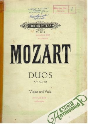 Obal knihy Duos für Violine und Viola